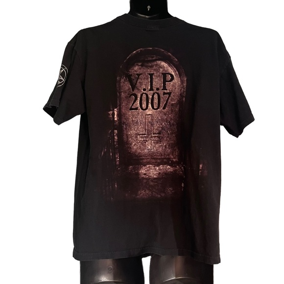 Cradle of Filth RARE VINTAGE USA VIP Tour Concert 2007 T-Shirt Black Size Large - Picture 6 of 8